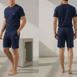 Navy Blue Shorts  also shirt by Dusky
